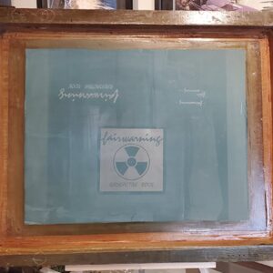 Product Image for  Fair Warning: WLLZ “Radioactive Rock” Silkscreen, Detroit 1981